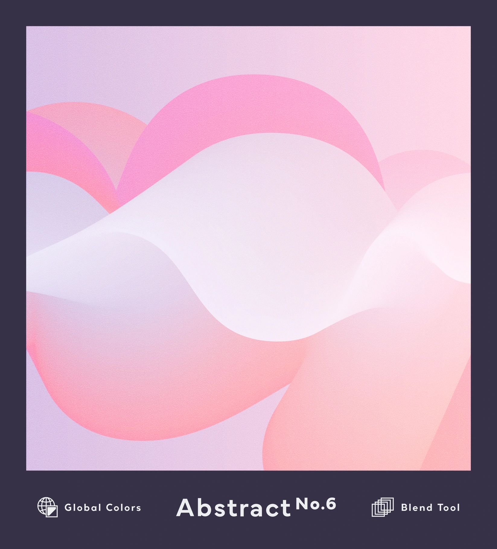 Soothing deep purple and lavender abstract flowing river-like waves with subtle gold accents and ample space for title text.